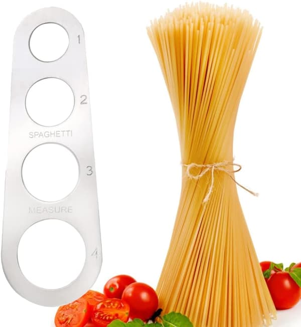 Spaghetti Måler, 4 Huller Rustfrit Stål Pasta Måler, ZQKLA