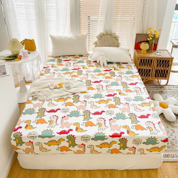 1-pack, Klass A Långfibrig Bomull Fitted Cotton Print Fitte, ZQKLA