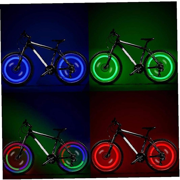 Cykelfälg LED-ljus Cykelhjul Cykellampor Ek-lampor