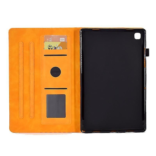 10,2 tuuman 9./8./7. sukupolven iPad-kotelo, ensiluokkainen nahkakotelo S Pen -pidikkeellä ja automaattisella lepotila/herätystoiminnolla Orange
