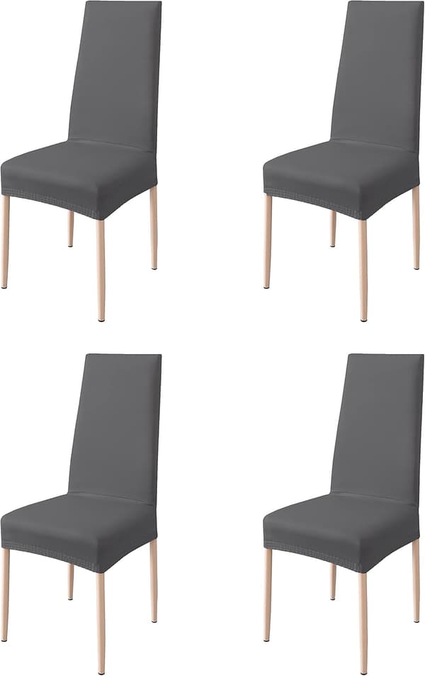 4 Vanntette Stolksedekker, Spisebordstolksedekker, Elastiske, ZQKLA