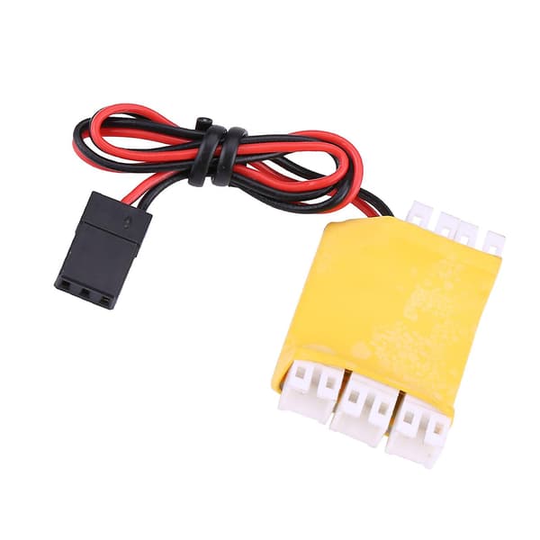 8 LED-lyssett for simulering av blinkende lys for RC-fly og helikopter