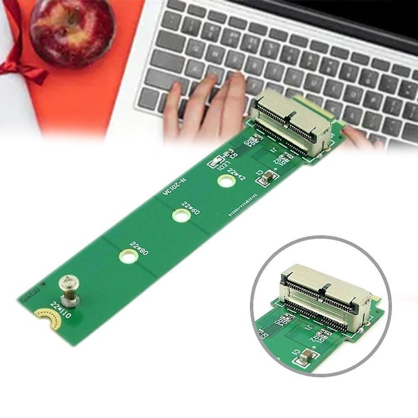 12+16-pin SSD til M.2 NGFF PCI-e Adapterkonverter for MacBook Pro Air