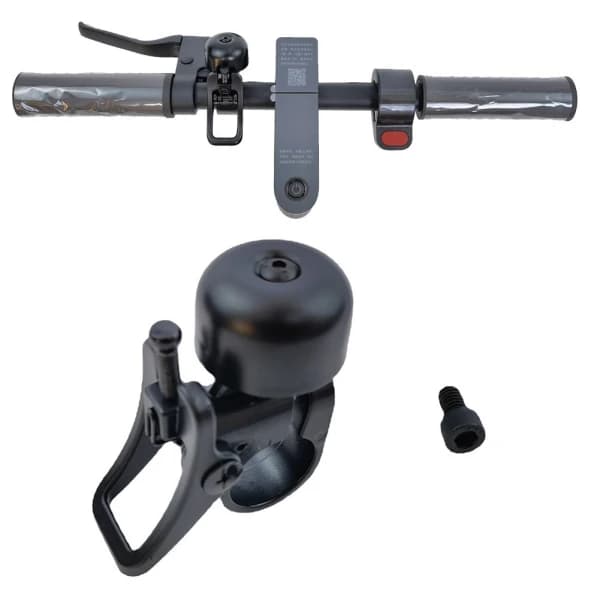 Ringeklokke til Segway, Xiaomi M365 / Pro / Pro 2 / 1S el-scooter Sort