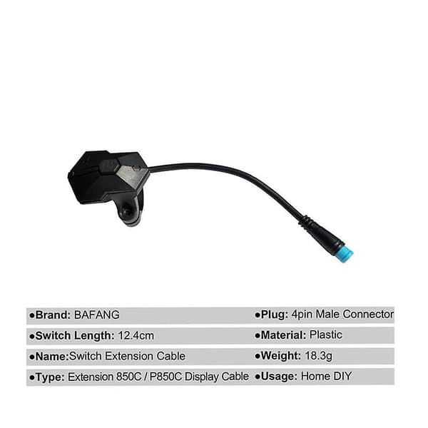 Elektrisk sykkel 850c P850c Display Extension Cable For Bbs01 Bbs02 Mid Drive Tilbehør
