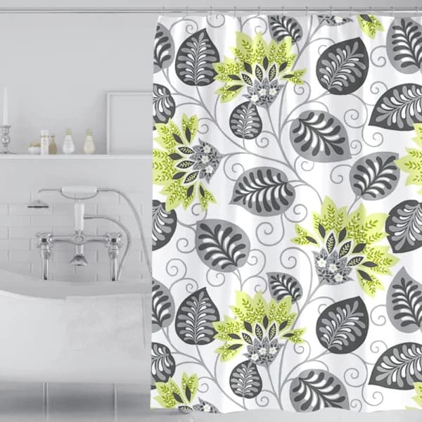 Duschdraperi 120 x 180 cm mögelresistent vattentätt polyester