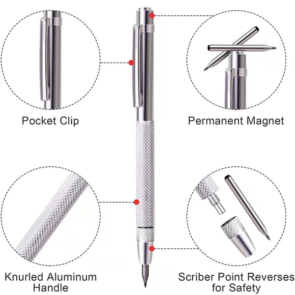 4 pcs Scriber Comes with 4 extra stylus nibs,ZQKLA