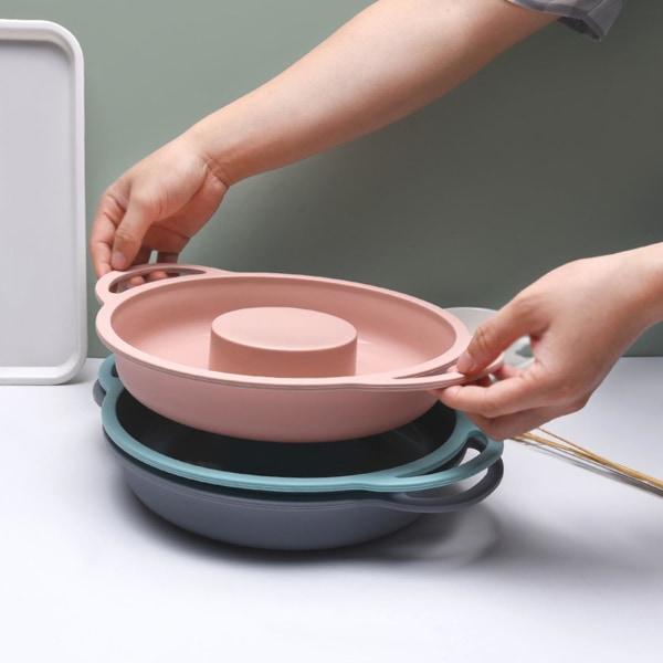 （Pink）Praktisk Non-stick Kageform Elastisk Varmebestandig S,ZQKLA