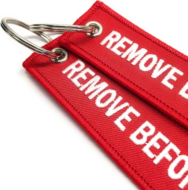 Remove Before Flight -matkatavaramerkki - Avaimenperä - Korkealaatuinen -,ZQKLA