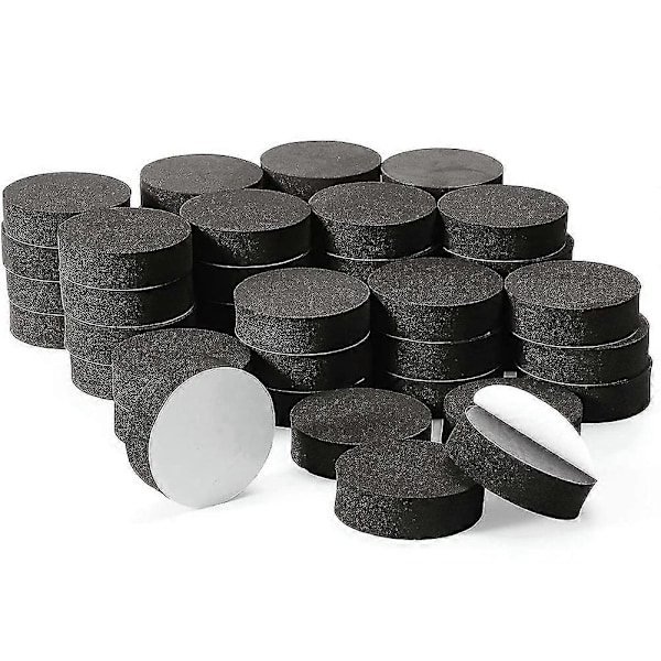 48 stk. Plant Pot Feet Heve, Naturlig Gummi Blomsterpotte Matte Usynlig Potteføtter For Tung Utendørs Plante