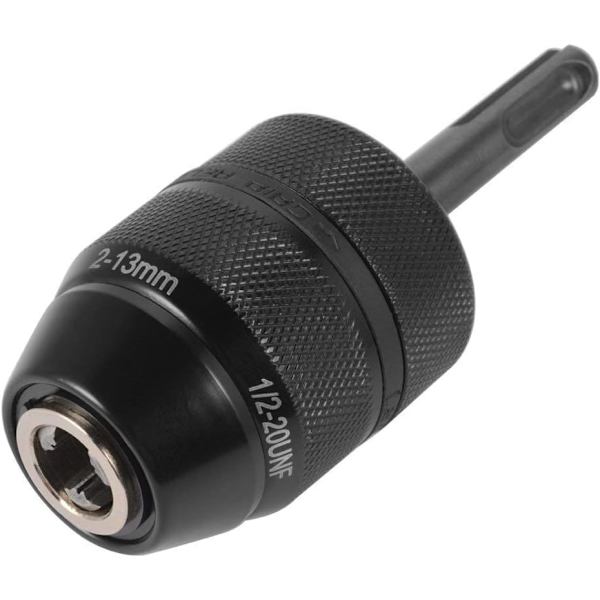2-13mm 1/2-20 UNF Nøgleløs Boremaskine Chuck med SDS Adapter, Prof,ZQKLA