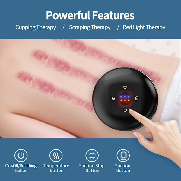 Smart Dynamisk Koppingsterapi Sæt, Cellulite Massager 3 i 1, ZQKLA