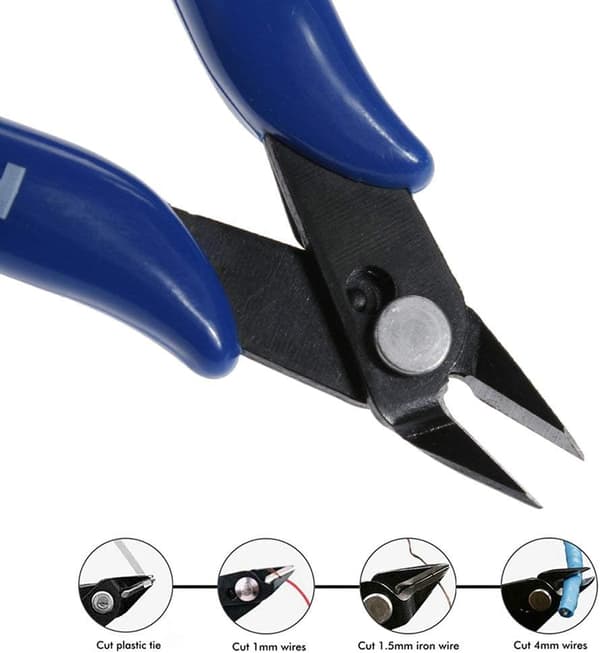 5\" Mikro Klippetang Elektrisk Ledning Kabel Kutter Diagonal ,ZQKLA