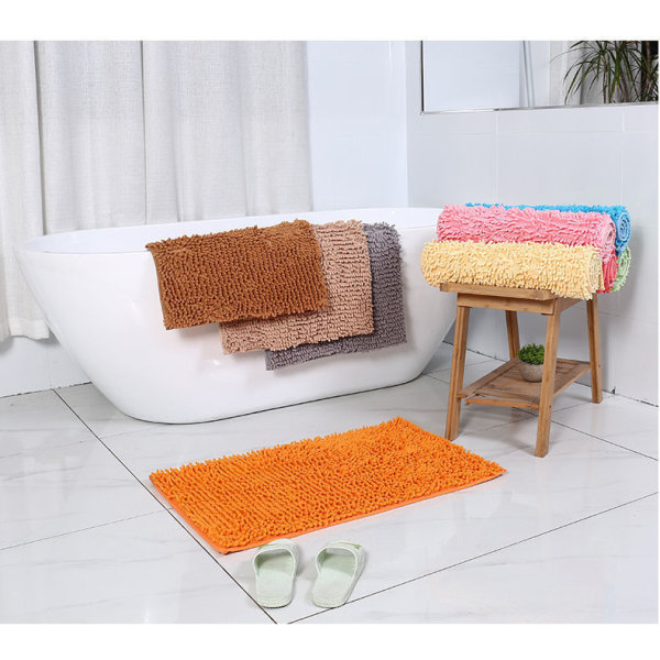 (kaffe) 50*80cm ekstra myk plysj bad/dusj badematte, th, ZQKLA