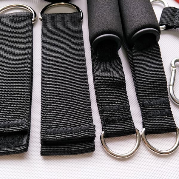 Komplett Bodybuilding Elastiskt Set med Handtag - Justerbar Resis