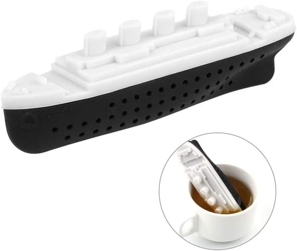 Tomme poser Silikon Te Servise Titanic Form Teinfuser St,ZQKLA