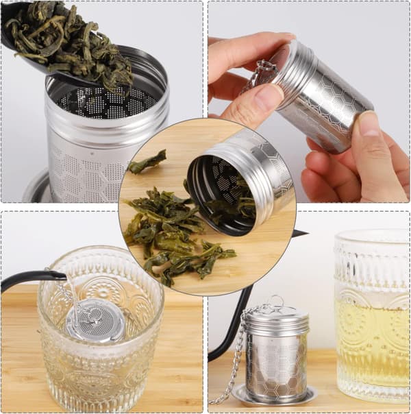 2 stk. te-infuser, tefilter te-infuser kopp med fine hull, I,ZQKLA