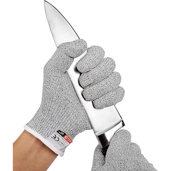Skärskyddshandskar Skärskyddsklass 5 Finger Arbetshandskar Stickade