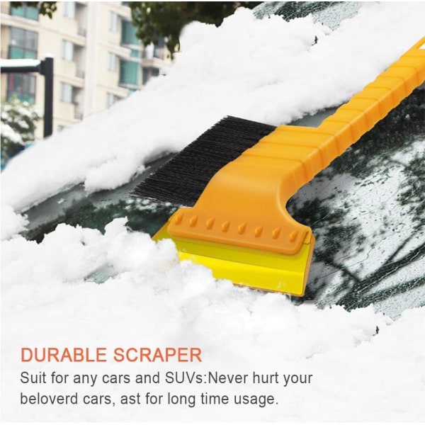 2 in 1 auton ikkunan jääkaavin harjalla Snow Squeegee Frost, ZQKLA