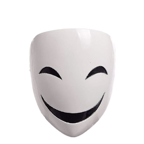 Anime Bullet Kagetane Hiruko Mask Cosplay Costume Prop Halloween Mask White