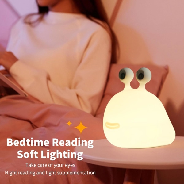 Slug Night Light Slug Lamp for Kid, BPA-fri ABS & Silikon, ZQKLA