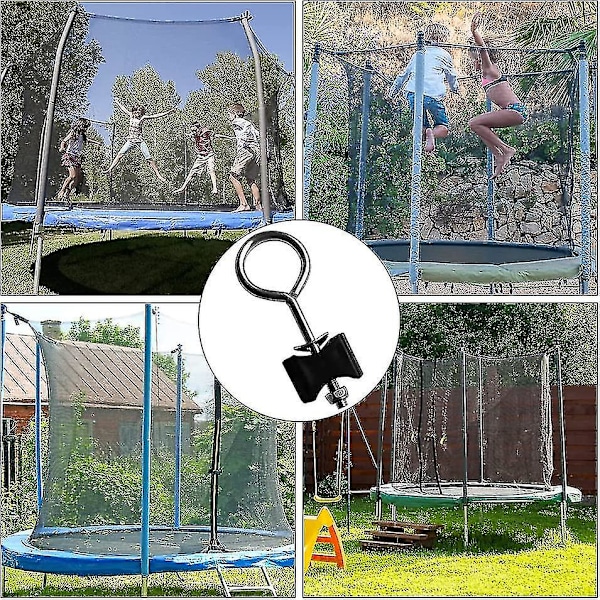 8 stk. trampolinskruer, trampolinløsdele, trampolintilbehør, til stor trampolin/lille trampolin