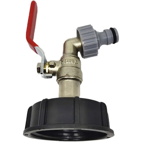 IBC Tank Adapter 1/2\" Haneventil Udløb Fitting Ventil Gard
