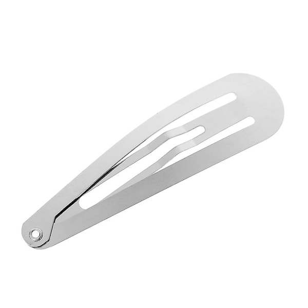 50 st Silverfärgade Hårspännen Hantverk Rosett Huvudbonad Dekoration DIY 4/5/6cm 6cm