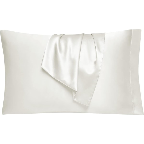 Satin Pillowcase Queen Set of 2, Silk Pillowcases for Hair and Sk