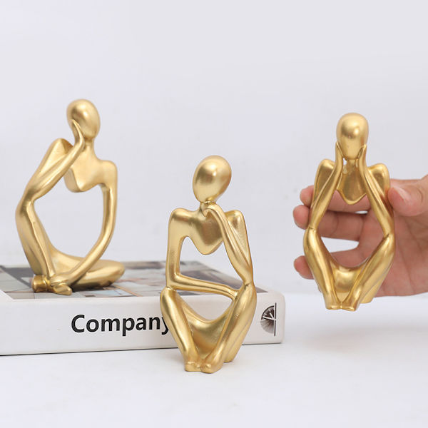 Tänkare Staty - Resin Karaktärsfigurer Tänkare Människor Ab,ZQKLA