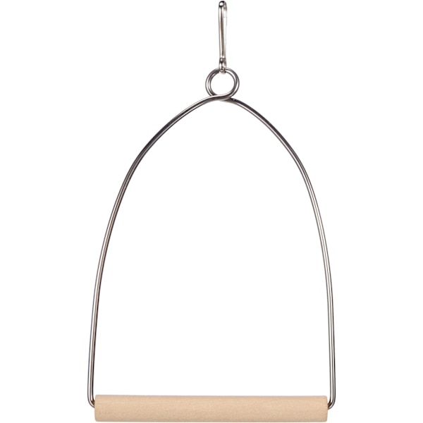 Metal og træ gynge - Fuglelegetøj - 14,5 cm, ZQKLA