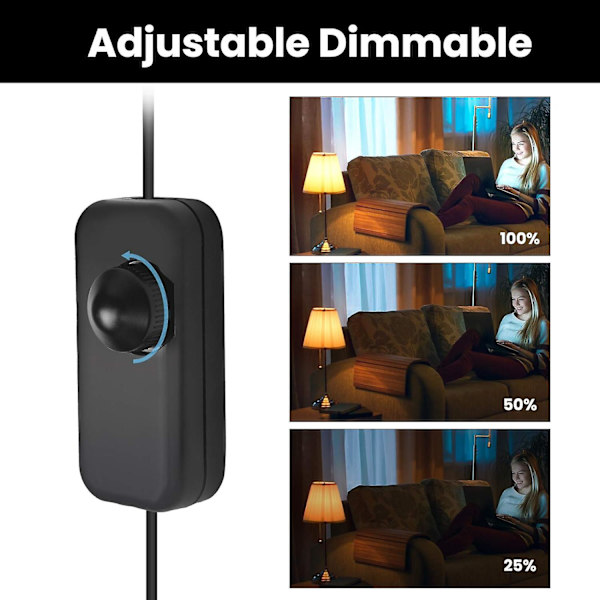 Himmennettävä himmennin 1W150W LED himmennettävät hehkulamput päälle/pois AC220240V In-Line/Intermediate Erillään 1W hiljaisesta (johtosilmukka pyörivällä ohjauksella)