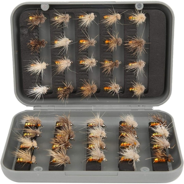 Kit för flugfiskeflugor, 40 st fiskedragspaket Flugfiske E,ZQKLA