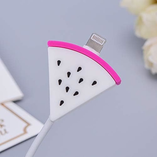 10 stykker Cute Frukt Kabelbeskytter Kabel Bite Protector Chargin