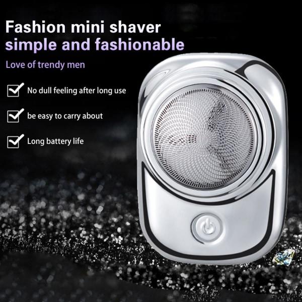 Mini Skraber Bærbar Elektrisk Skraber Skægtrimmer Razor Blades