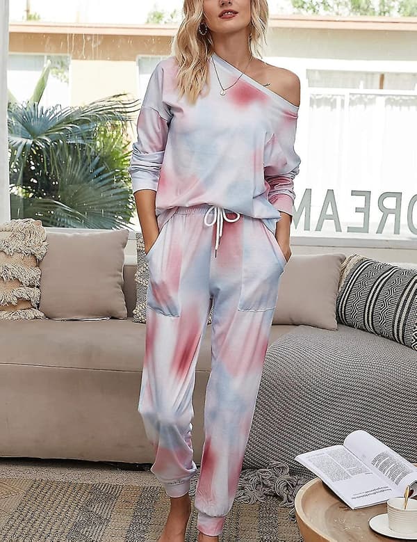 2023 Kvinders Pyjamasæt Vinter Kirurgiske Pyjamas Kvinders Tynde Pyjamas - Pink L