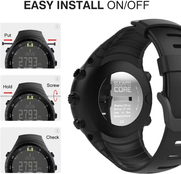 Armbands för Suunto Core, Klassiskt Utbyte, ZQKLA
