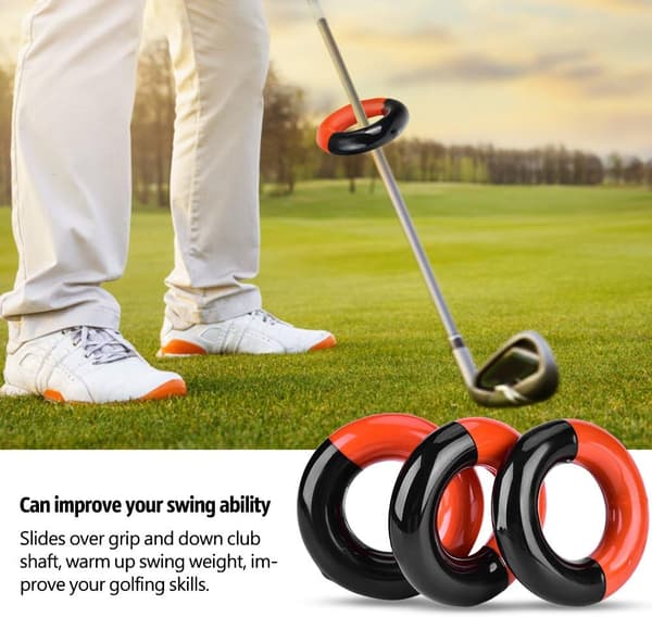 3 stk. Golf Vektet Ring Golf Swing Ring Vektet Ring fo,ZQKLA
