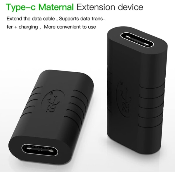 5-pack USB-C Koppling, Typ C Hona till Hona Adapter, USB-C USB 3.