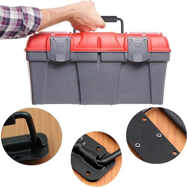 4-delars flightcase-handtag, verktygslådefjäderhandtag, dragfjäder F