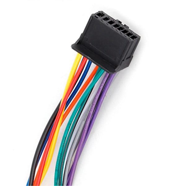 Bil Stereo Ledningsnett 16pin Port til Mini Iso 8pin Plugg Ledningskabel Passer for Pioneer 2003?og nyere