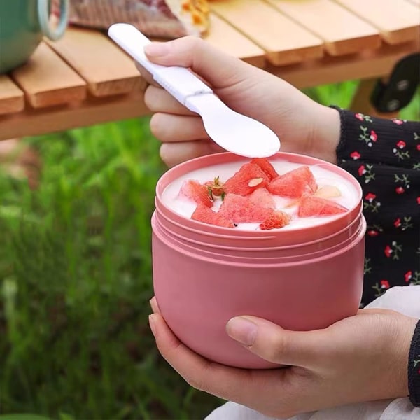 Müslikopp Lekksikker yoghurtbeger med skje Bærbar müsli C,ZQKLA