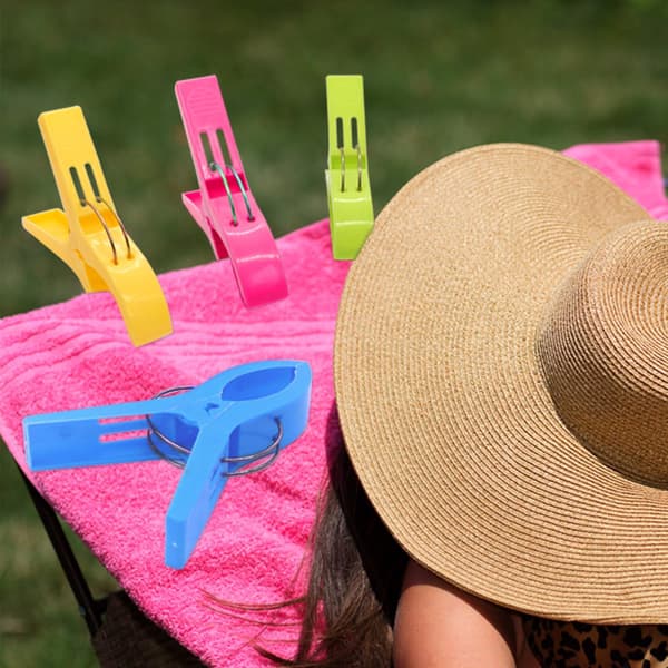 16-pack Strandhandduksklämmor Stolklämmor Handdukshållare för Pool, ZQKLA
