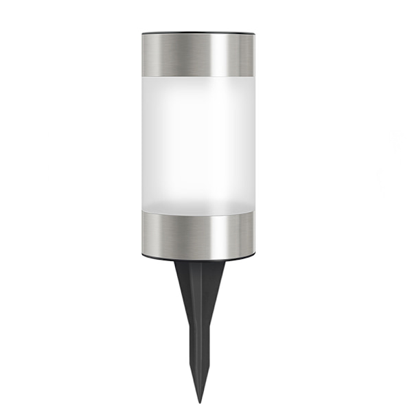 Sæt med 2 design solcellelamper i rustfrit stål 2 i 1, ZQKLA