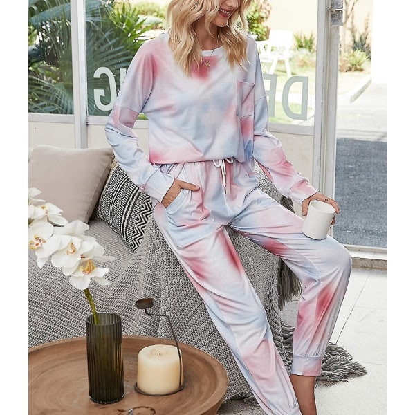 2023 Kvinders Pyjamasæt Vinter Kirurgiske Pyjamas Kvinders Tynde Pyjamas - Pink L