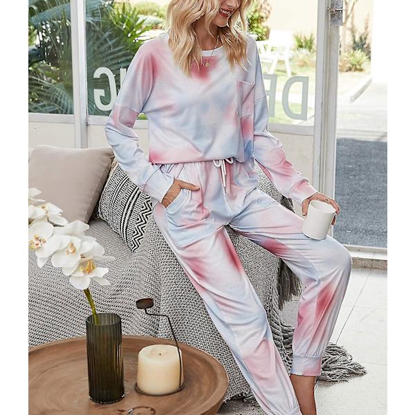 Pyjamas Set för Kvinnor 2023, Vinter Kirurgiska Pyjamas, Tunna Pyjamas för Kvinnor - Rosa L