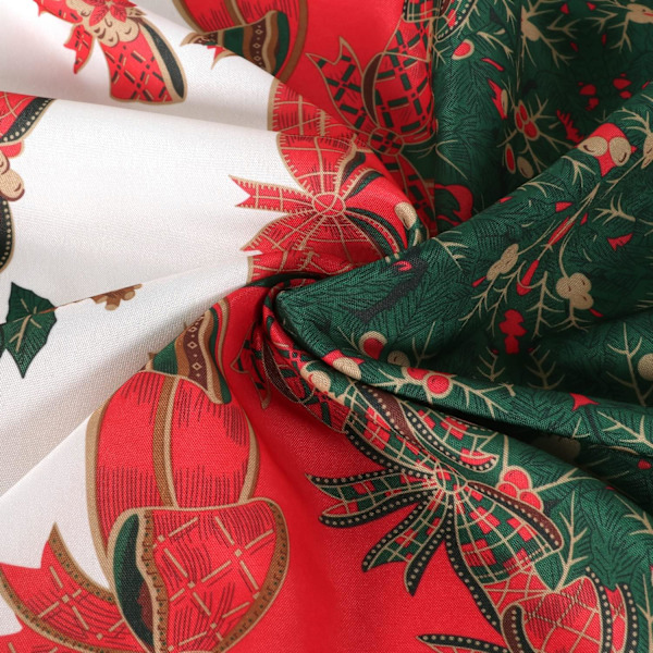 Julduk Rektangel - 59x71 tum Holly Ribbon Mönster