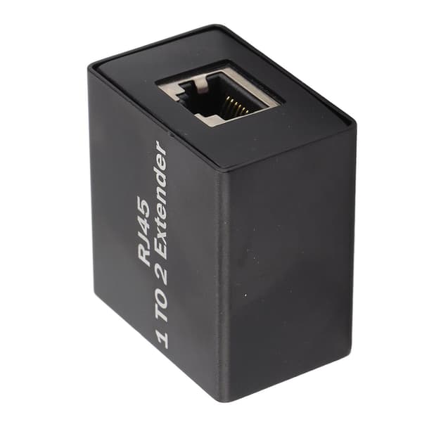 Ethernet Splitter RJ45 Netværksadapter Splitter En til To Splitter