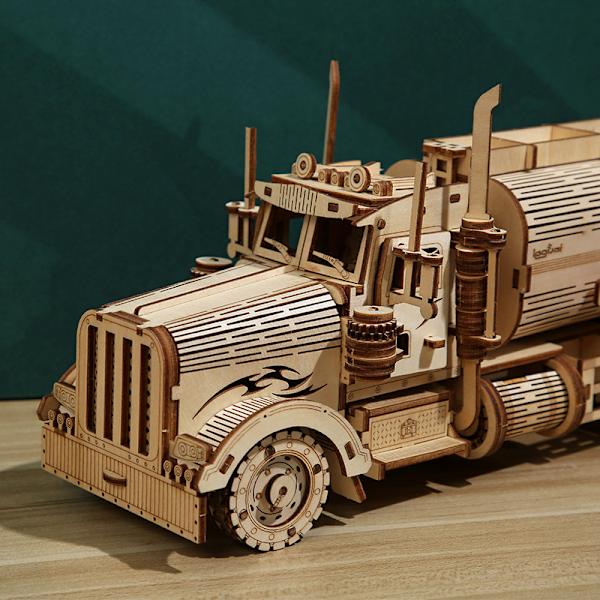3D Puupalapeli Polttoainesäiliöauto Mallipakkaukset, (Suuri) Aivojumppa, ZQKLA