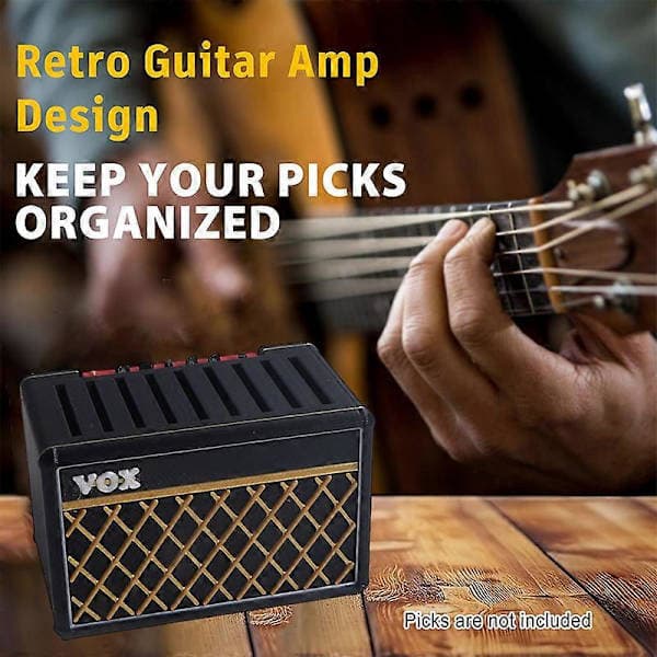 Gitarrplektrumhållare, Gitarrplektrum Display Hållare, Gitarrplektrum Förvaringslåda Set För Gitarrspelare Och Musiker, su